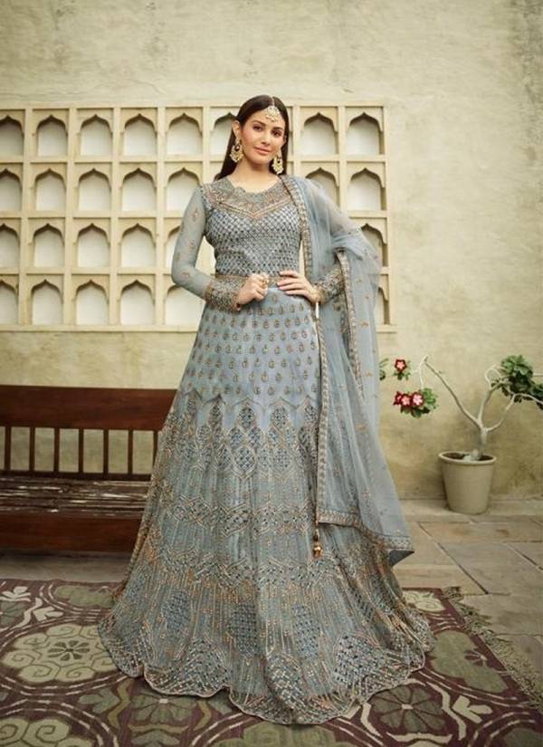 GLOSSY MYRO AMYRA Fancy Designer Latest Heavy Wedding Wear Heavy Net With Embroidery And Swarvoski Work Salwar Suit Collection